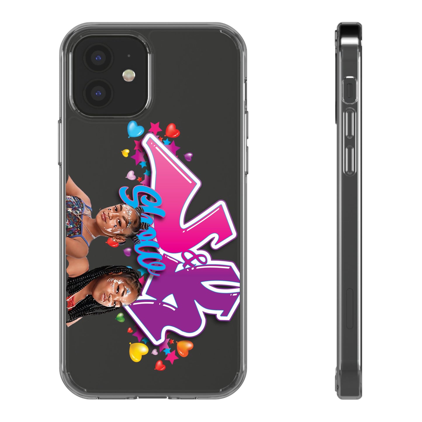 Personalized Phone Case - Vibrant Heart Design for Self-Expression