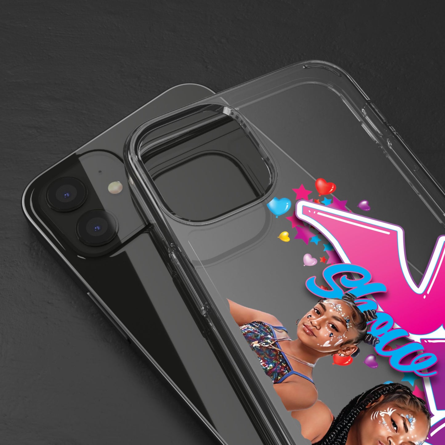 Personalized Phone Case - Vibrant Heart Design for Self-Expression