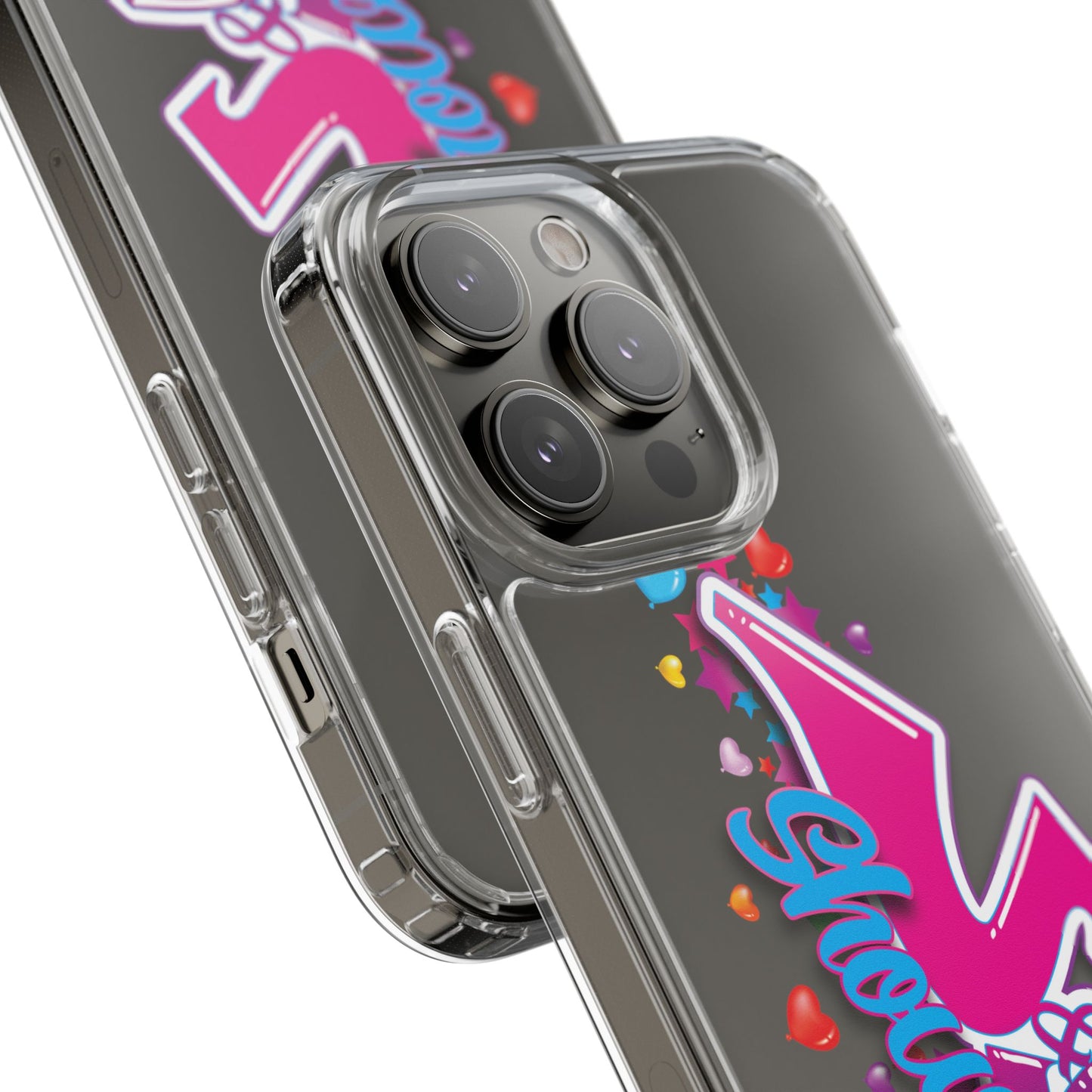 Colorful Heart Design Phone Case - Fun & Stylish Accessory