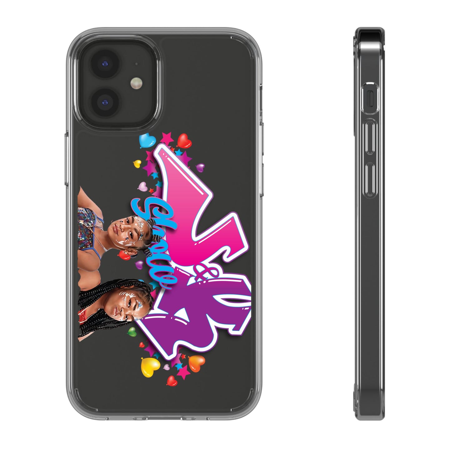 Personalized Phone Case - Vibrant Heart Design for Self-Expression
