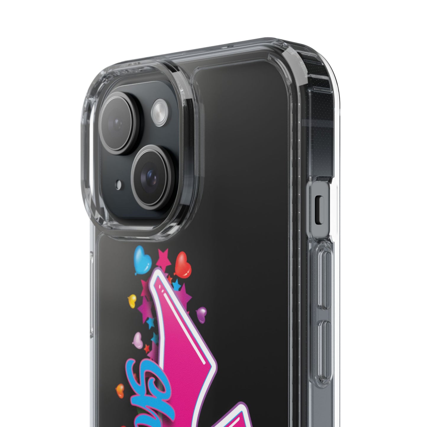 Colorful Heart Design Phone Case - Fun & Stylish Accessory