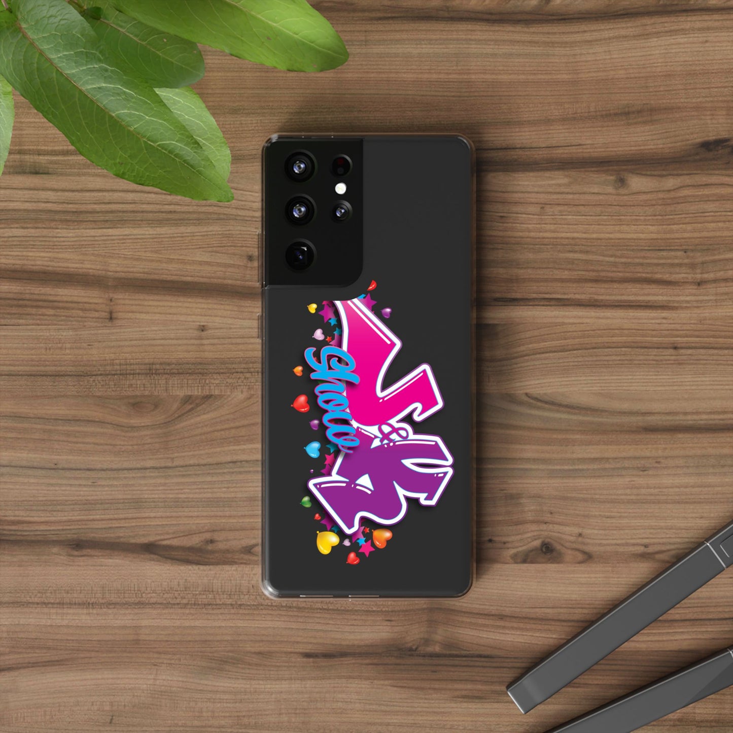 Colorful Heart Design Phone Case - Fun & Stylish Accessory