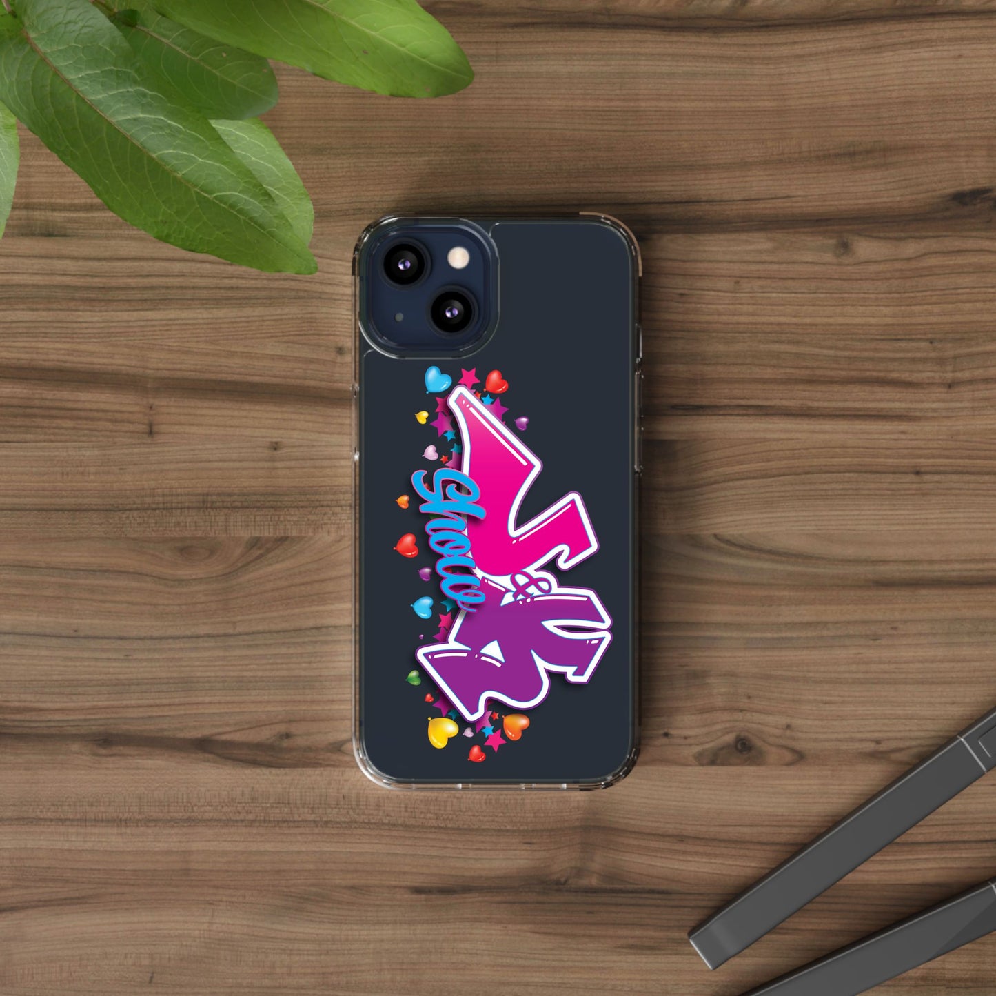 Colorful Heart Design Phone Case - Fun & Stylish Accessory