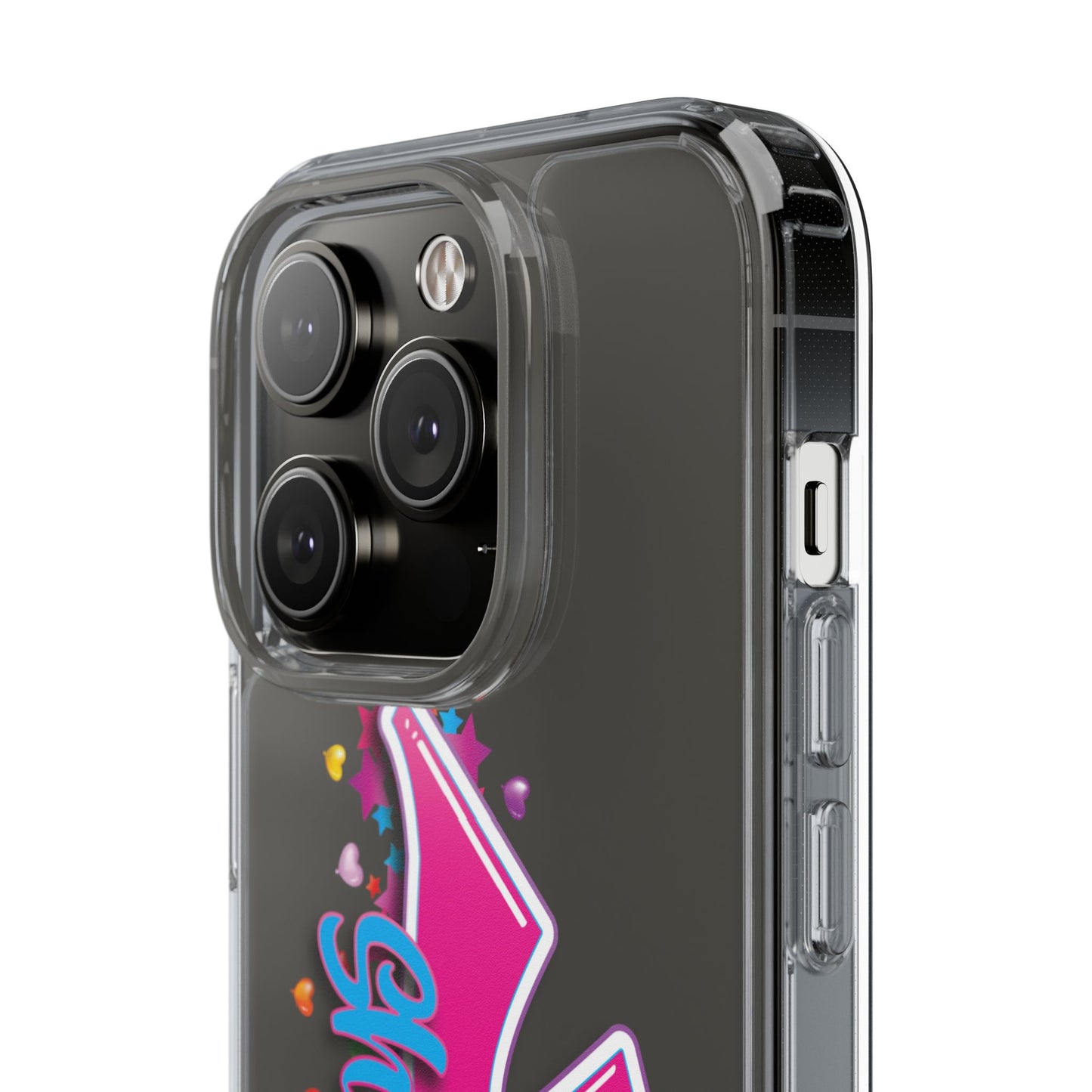 Colorful Heart Design Phone Case - Fun & Stylish Accessory