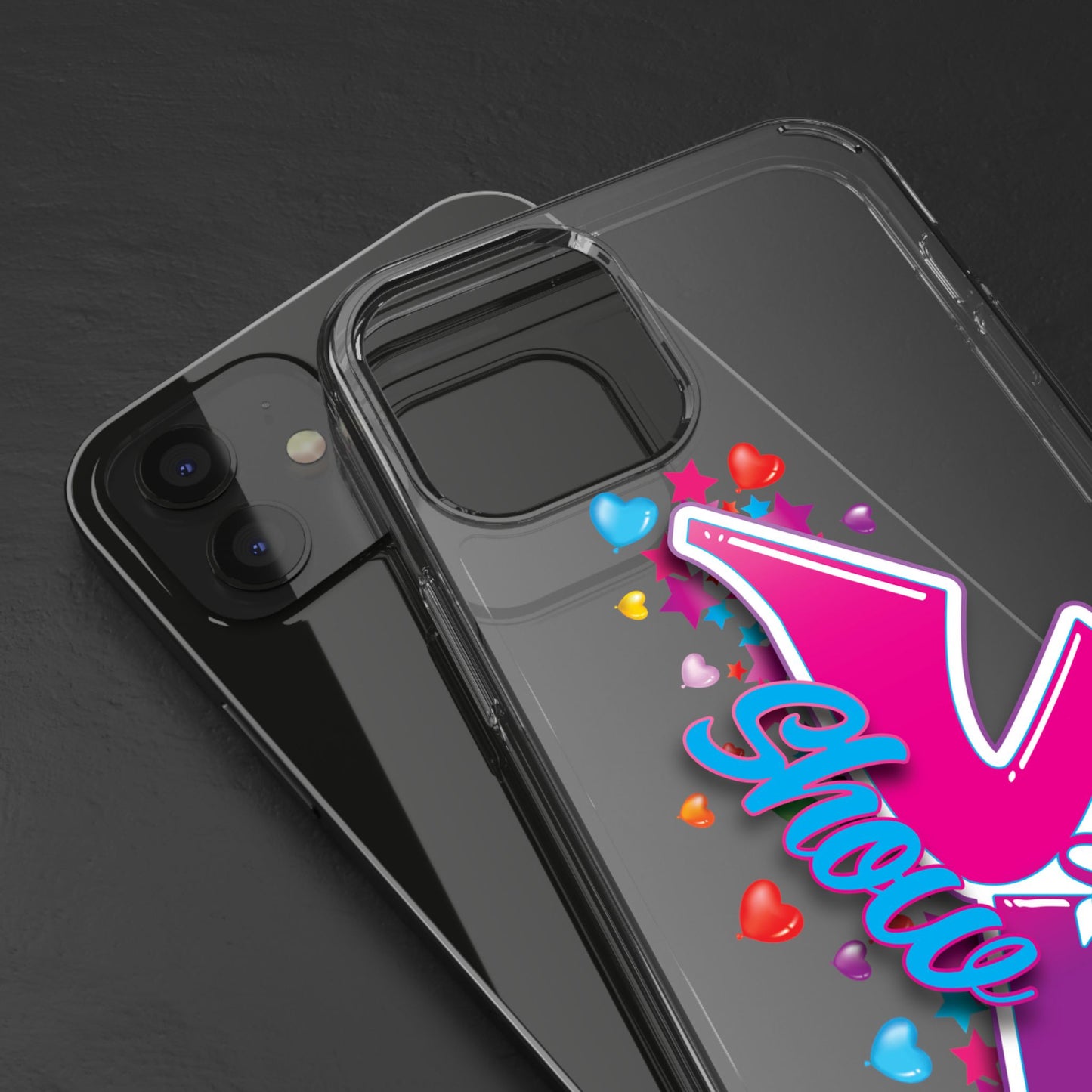Colorful Heart Design Phone Case - Fun & Stylish Accessory