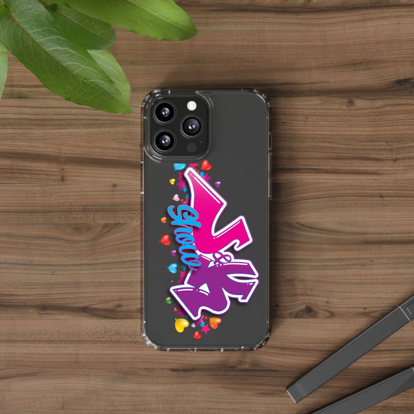 Colorful Heart Design Phone Case - Fun & Stylish Accessory