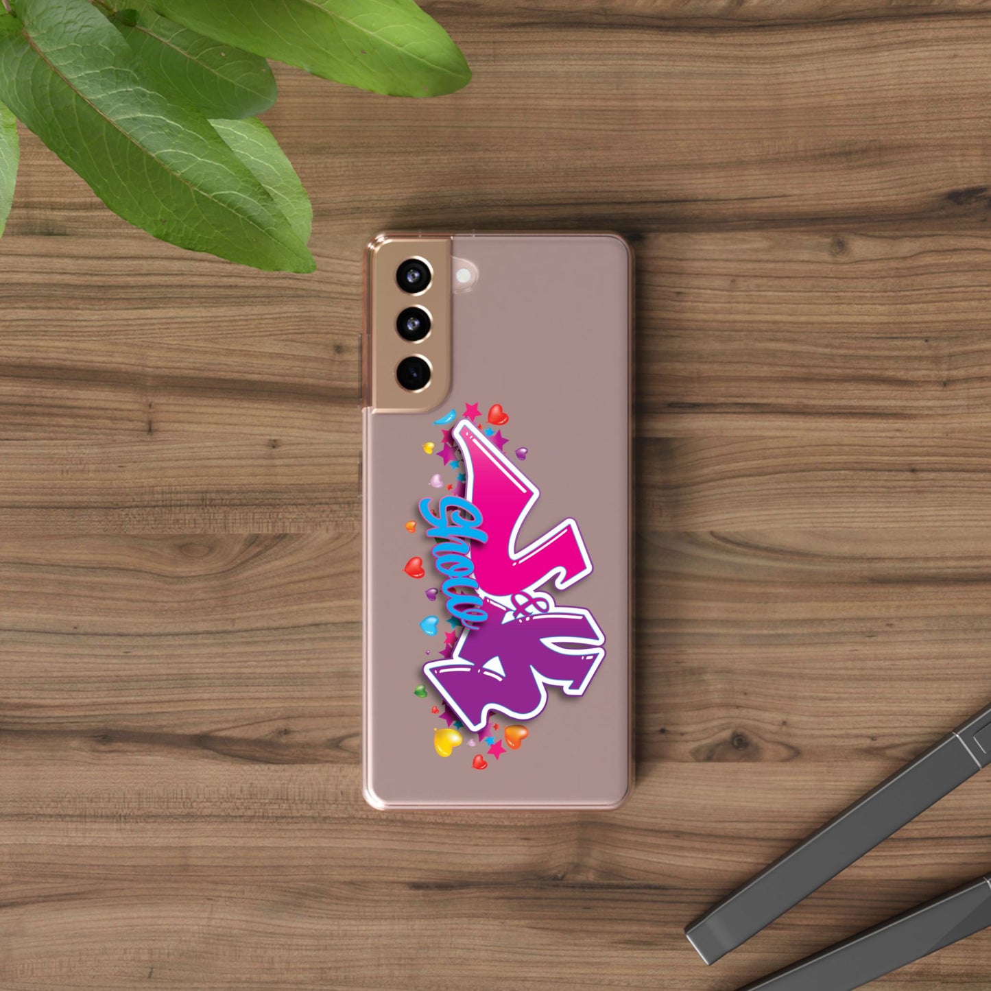 Colorful Heart Design Phone Case - Fun & Stylish Accessory