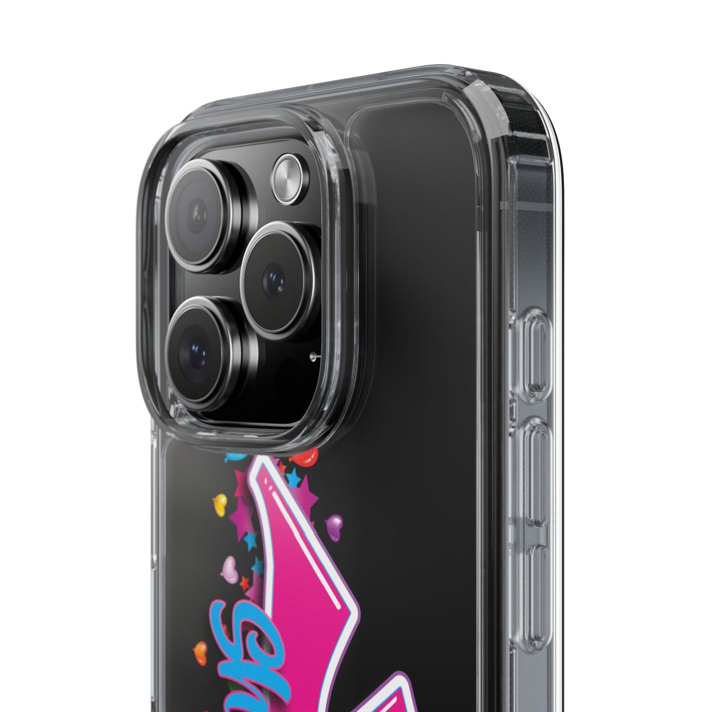 Colorful Heart Design Phone Case - Fun & Stylish Accessory