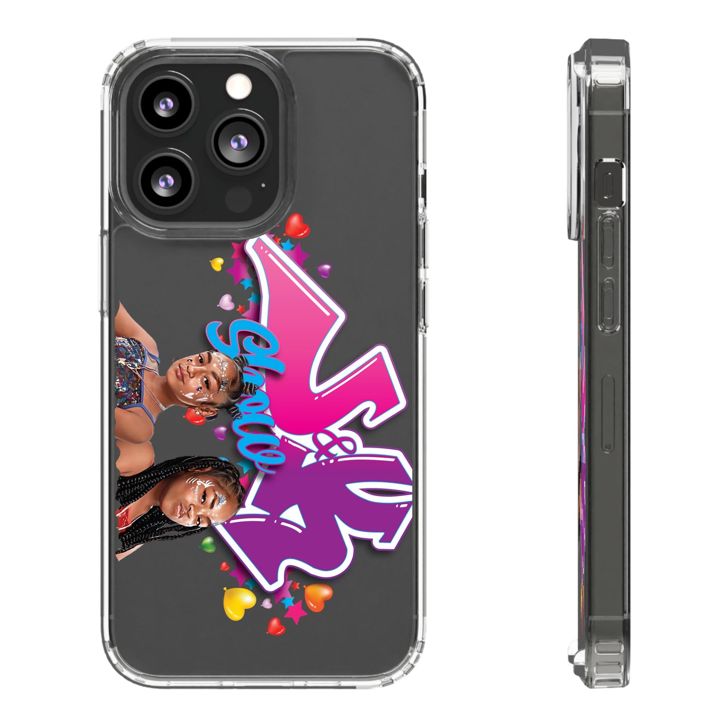 Personalized Phone Case - Vibrant Heart Design for Self-Expression