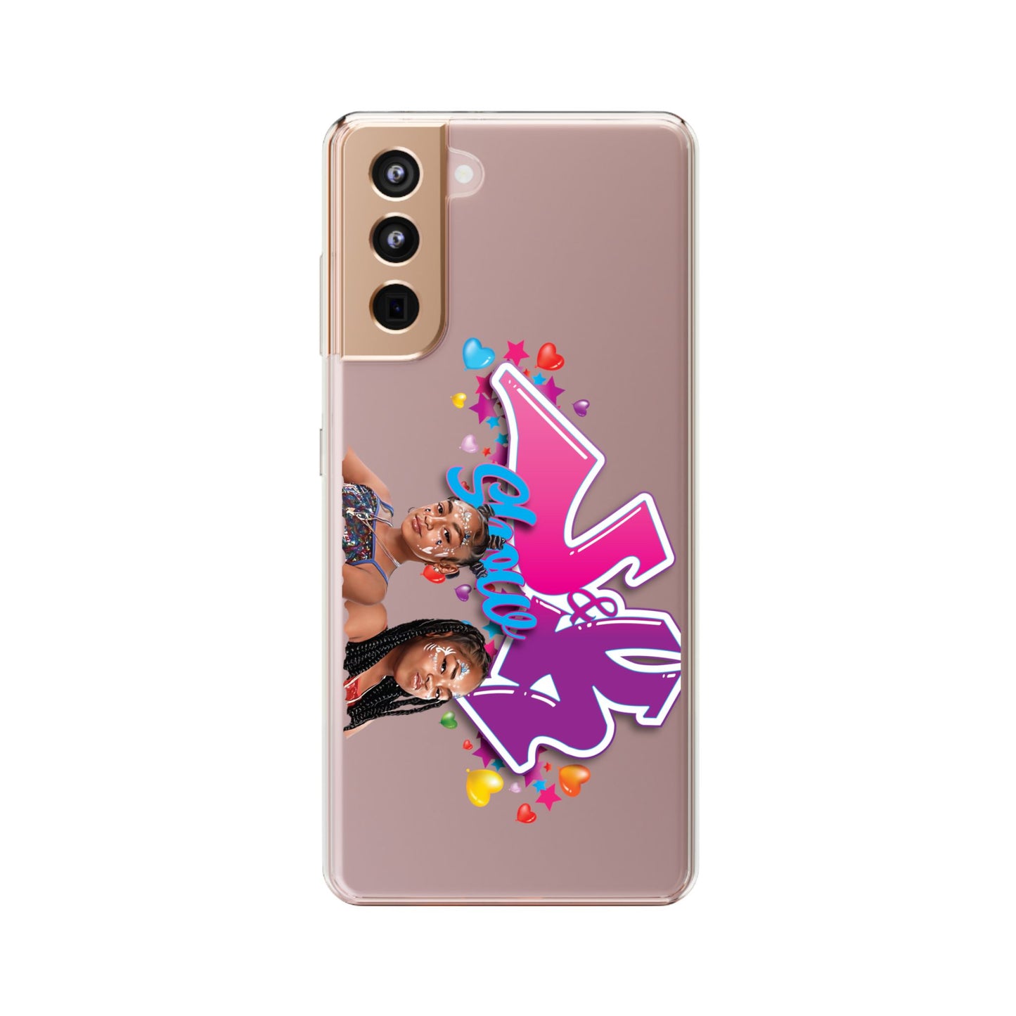 Personalized Phone Case - Vibrant Heart Design for Self-Expression
