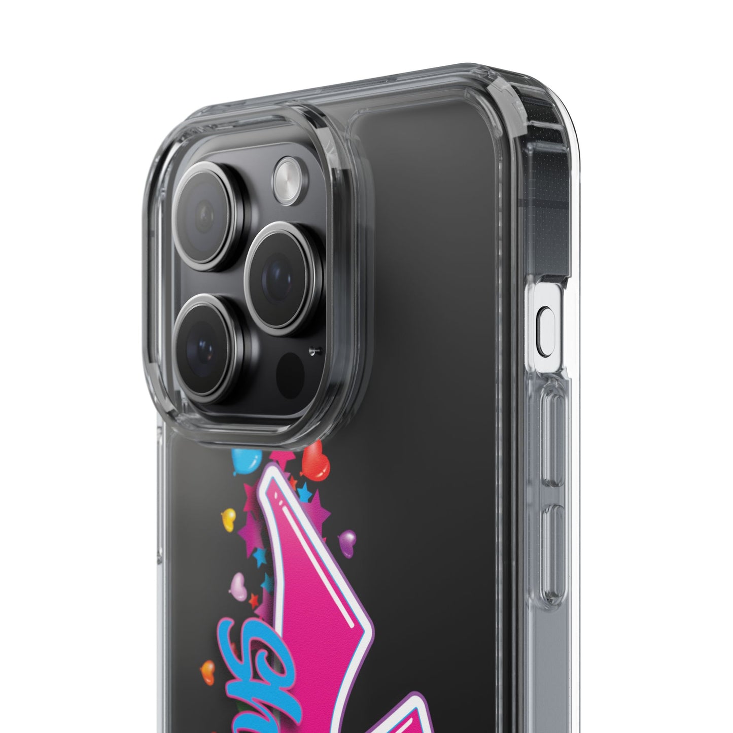 Colorful Heart Design Phone Case - Fun & Stylish Accessory