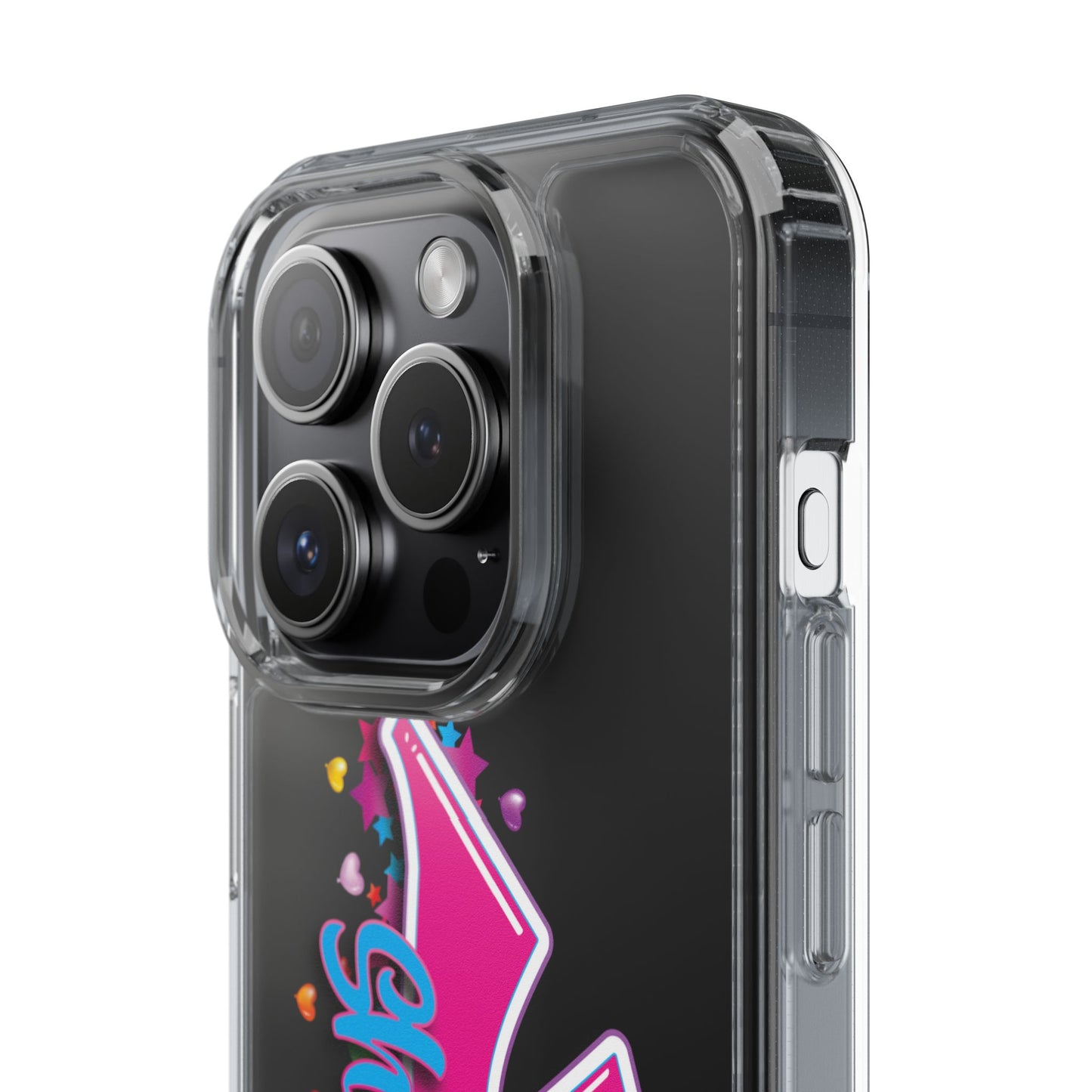 Colorful Heart Design Phone Case - Fun & Stylish Accessory