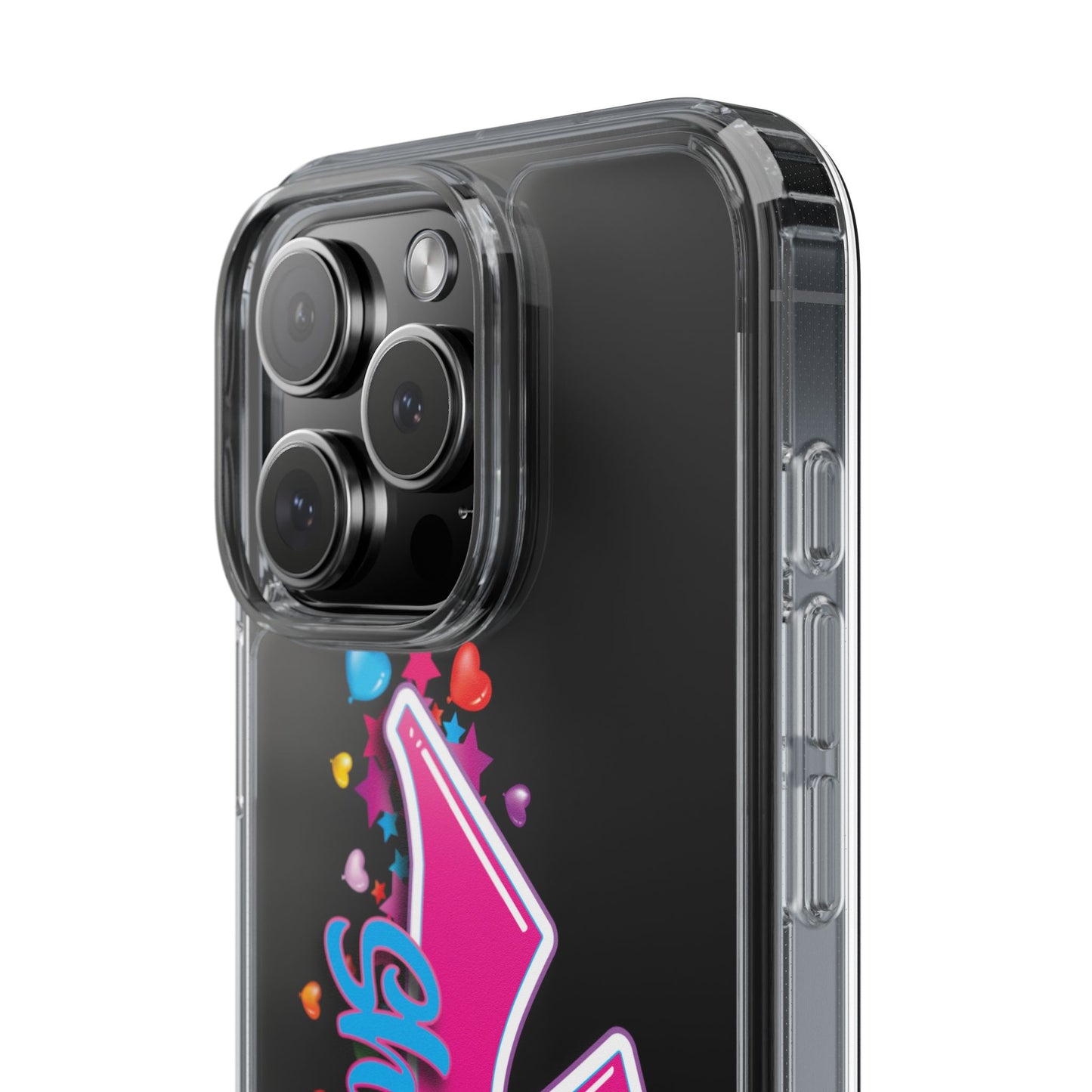 Colorful Heart Design Phone Case - Fun & Stylish Accessory
