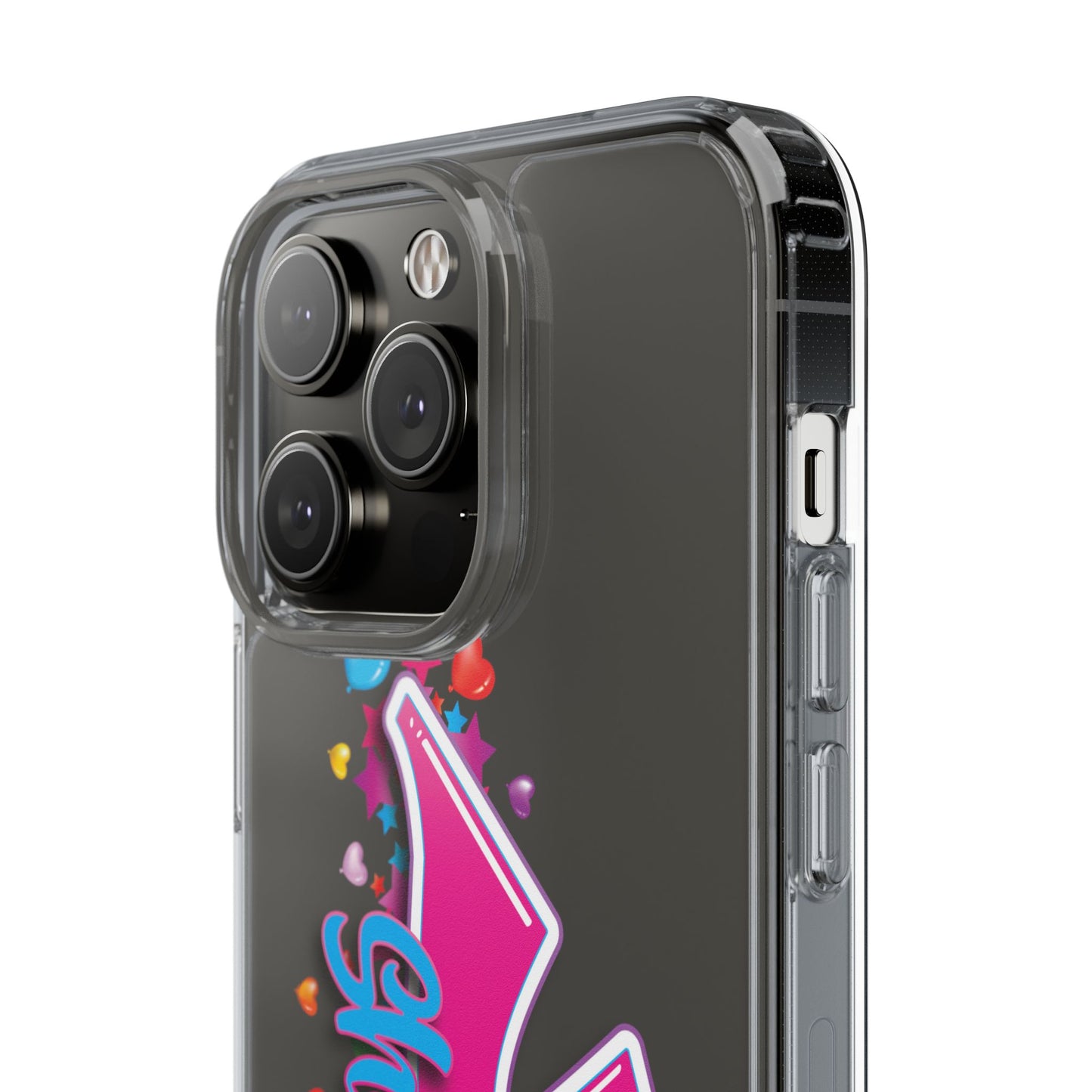 Colorful Heart Design Phone Case - Fun & Stylish Accessory