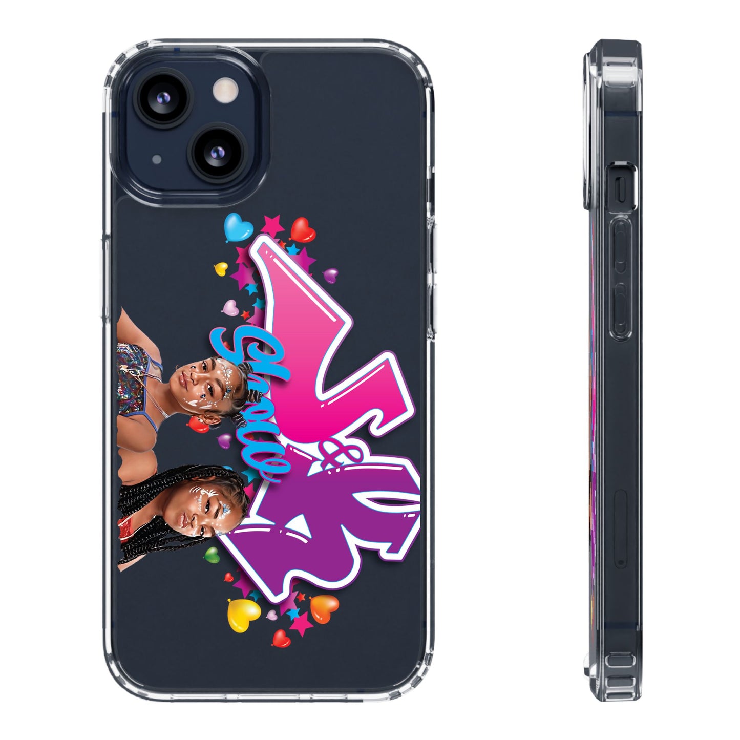 Personalized Phone Case - Vibrant Heart Design for Self-Expression