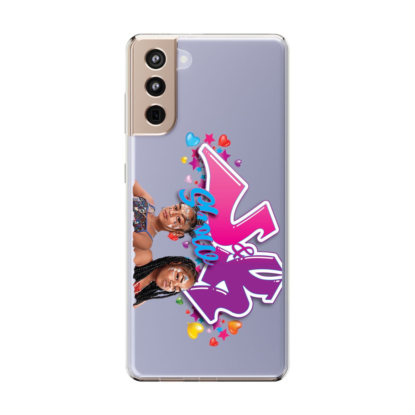 Personalized Phone Case - Vibrant Heart Design for Self-Expression